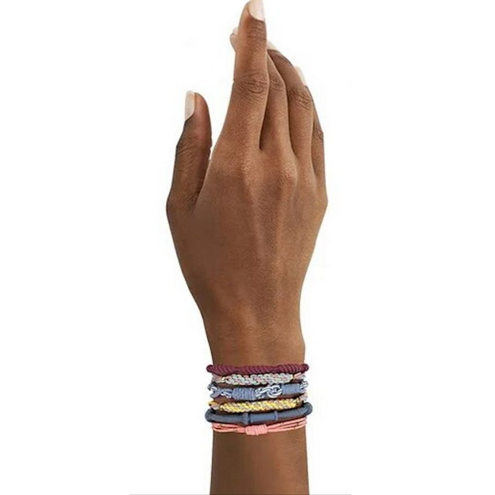 New! 5 pack Assorted Friendship Bracelet Hairties - Picture 2 of 4